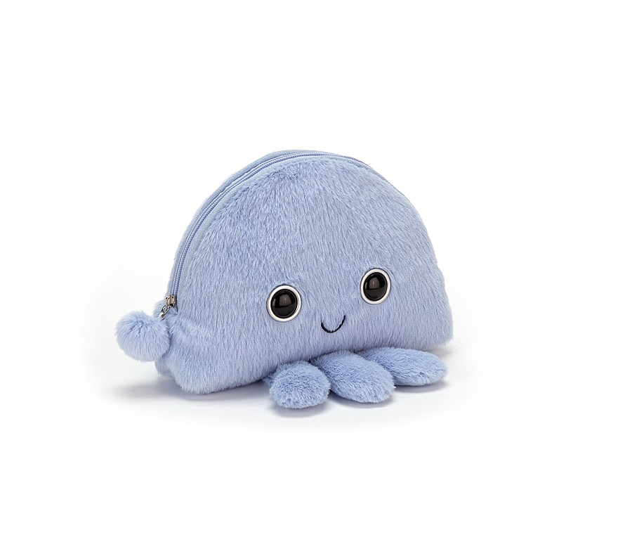 IUTOYYE Animal Sac de Cloches Peluche avec Cordon de Serrage Crossing Voyage Maquillage Cosm/étique Espace de Rangement Organisateur