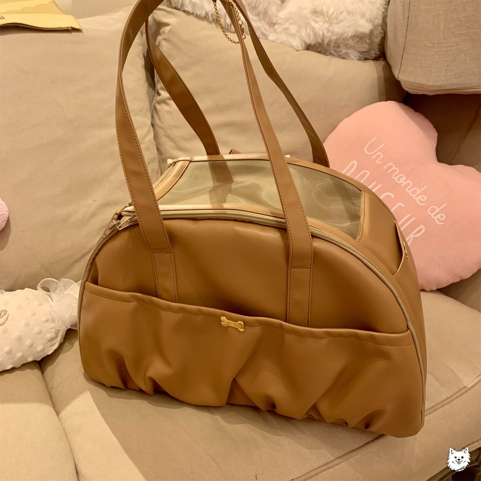 国内正規□ 美品破格値【定価9万】forpetsonly ARIA BAG キャリー