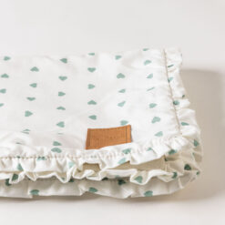 BauBarù - Couverture Heart white Tiffany
