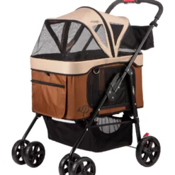 Poussette Dynamic Mocha 4 en 1 avec panier amovible