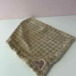 Eh Gia - Plaid taupe Heart