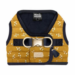 Milk&Pepper - Harnais Emmy Liberty moutarde / velours marine