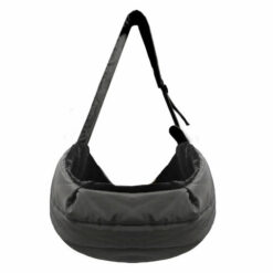 Milk and Pepper - Sac bandoulière Jemma Bleu marine / fourrure beige (déperlant)