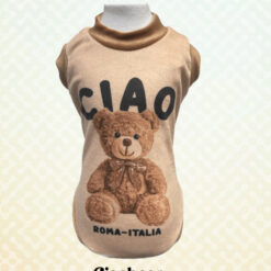 TTB - Pull fin velours Ciao Bear
