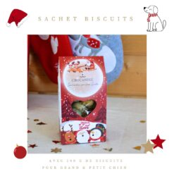Crocandiz - Sachet de biscuits de Noël pour chien