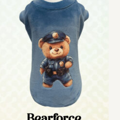 TTB - Pull fin velours Bear Force bleu