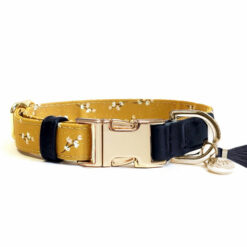 Milk&Pepper - Collier réglable July moutarde/liberty