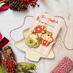 En tête à truffe - Sachet Gourmand de biscuits de Noël pour chien