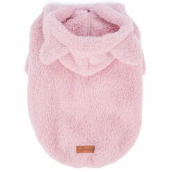 Pull Rose à capuche Orsetto