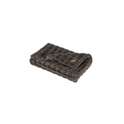 For Pets Only - Plaid Posh Fur Dark choco