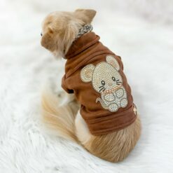 For Pets Only - Bomber Topomio Diamond Suede Biker