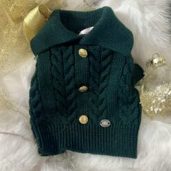 Mon Bonbon - Cardigan Vert sapin