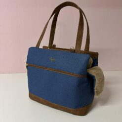 Eh Gia - Sac Glamorous denim/marron multi saisons