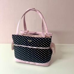 Eh Gia - Sac Glamorous dots noir/rose multi saisons
