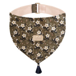 Milk&Pepper - Bandana Cathy Liberty kaki et rose