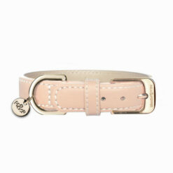 Milk&Pepper - Collier Vendôme en cuir rose