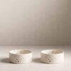Set de 2 gamelles Party blanc 14cm