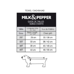 Milk&Pepper - Pull Cornelius Ebène / col fourrure (tailles Teckel) – Image 3