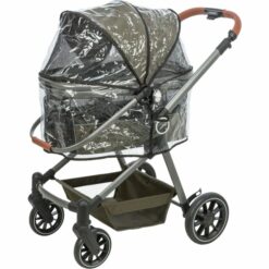 Poussette kaki avec panier amovible – Image 5
