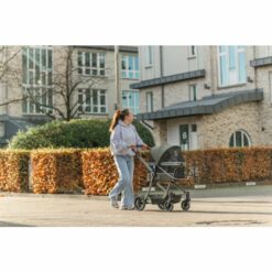 Poussette kaki avec panier amovible – Image 10