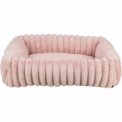 Panier Lonni velours côtelé rose