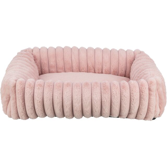 Panier Lonni velours côtelé rose