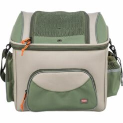 Panier vélo pour guidon beige/vert – Image 3