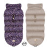 Milk&Pepper - Doudoune réversible Meredith Liberty Iris/Taupe