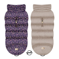 Milk&Pepper - Doudoune réversible Meredith Liberty Iris/Taupe