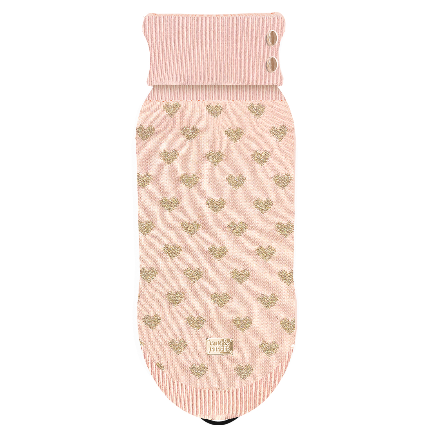 Milk&Pepper - Pull Rosane coeurs dorés