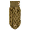 Milk&Pepper - Pull Montgomery torsadé Olive (tailles Teckel)