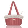 Milk and Pepper - Sac Nanouk Terracotta / fourrure beige (déperlant)