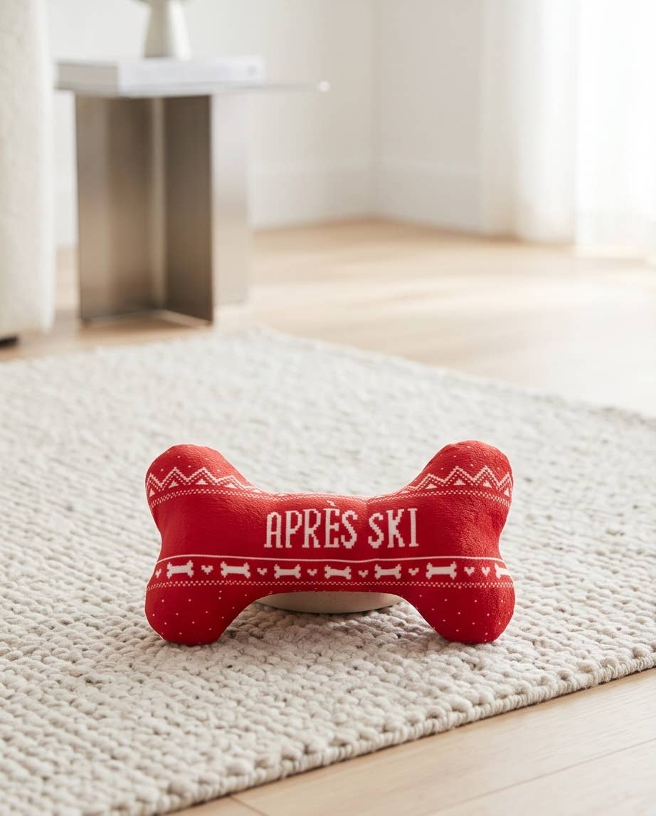 Haute Diggity Dog - Jouet Après Ski Bone Squeaker