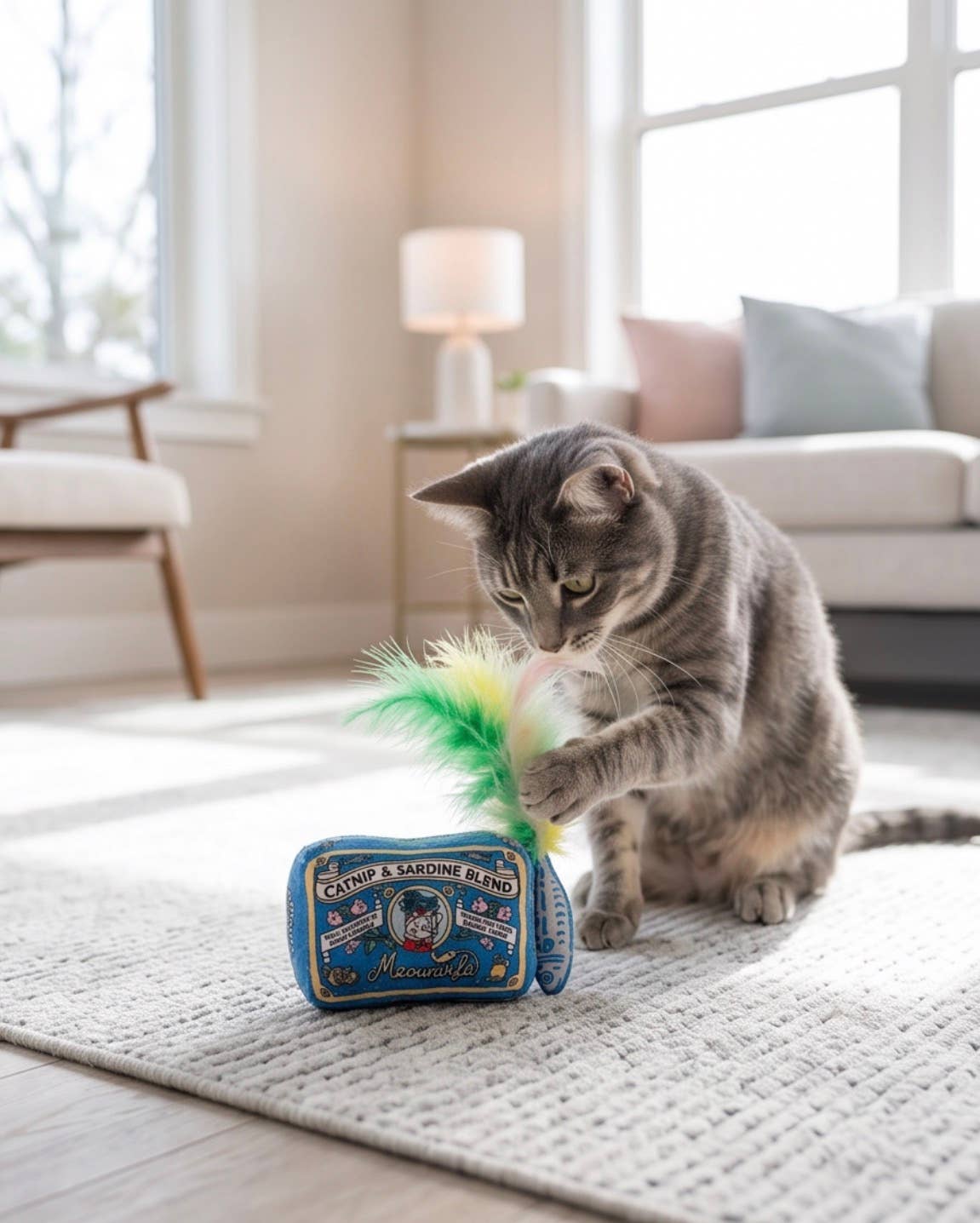 Haute Diggity Dog - Jouet pour chat Meowwife Sardines avec plumes – Image 3