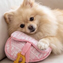 Alternative view of Haute Diggity Dog - Jouet Pink Dogior Saddle Bag