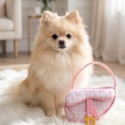 Haute Diggity Dog - Jouet Pink Dogior Saddle Bag – Image 3