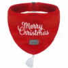 Milk&Pepper - Bandana Sigvald velours rouge Merry Christmas