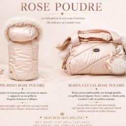 Mon Bonbon - Veste doudoune Rose poudré