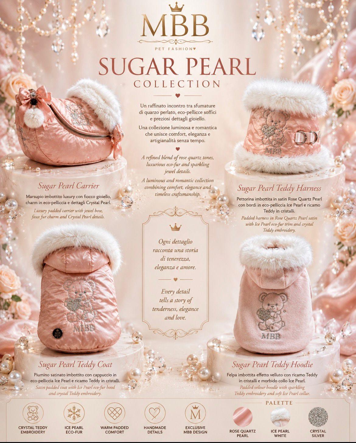 Mon Bonbon - Harnais Sugar Pearl Teddy rose